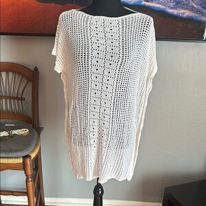 White Knit Cover-Up